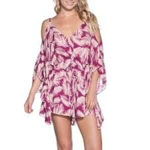 MAAJI Palms Romper from REVOLVE Size Medium M BEACH VACATION RESORT WEAR
